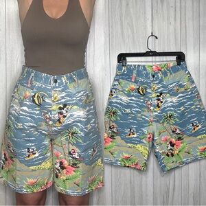 Mickey by Jerry Leigh Vintage Longline Bermuda Mom Shorts size 11/12